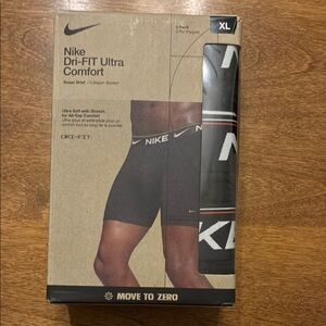 Nike Dri-FIT Ultra Comfort Boxer Briefs - Black